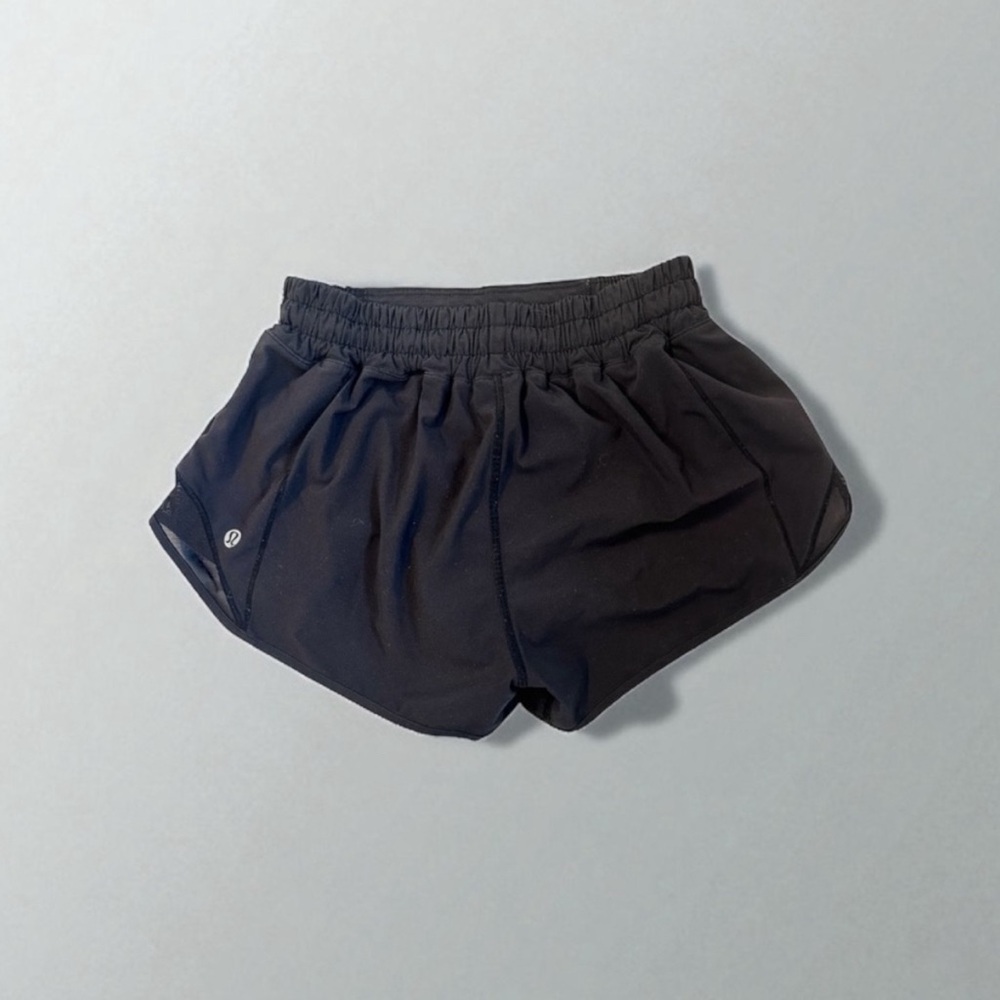 Lululemon Women's Black Athletic Shorts 6
